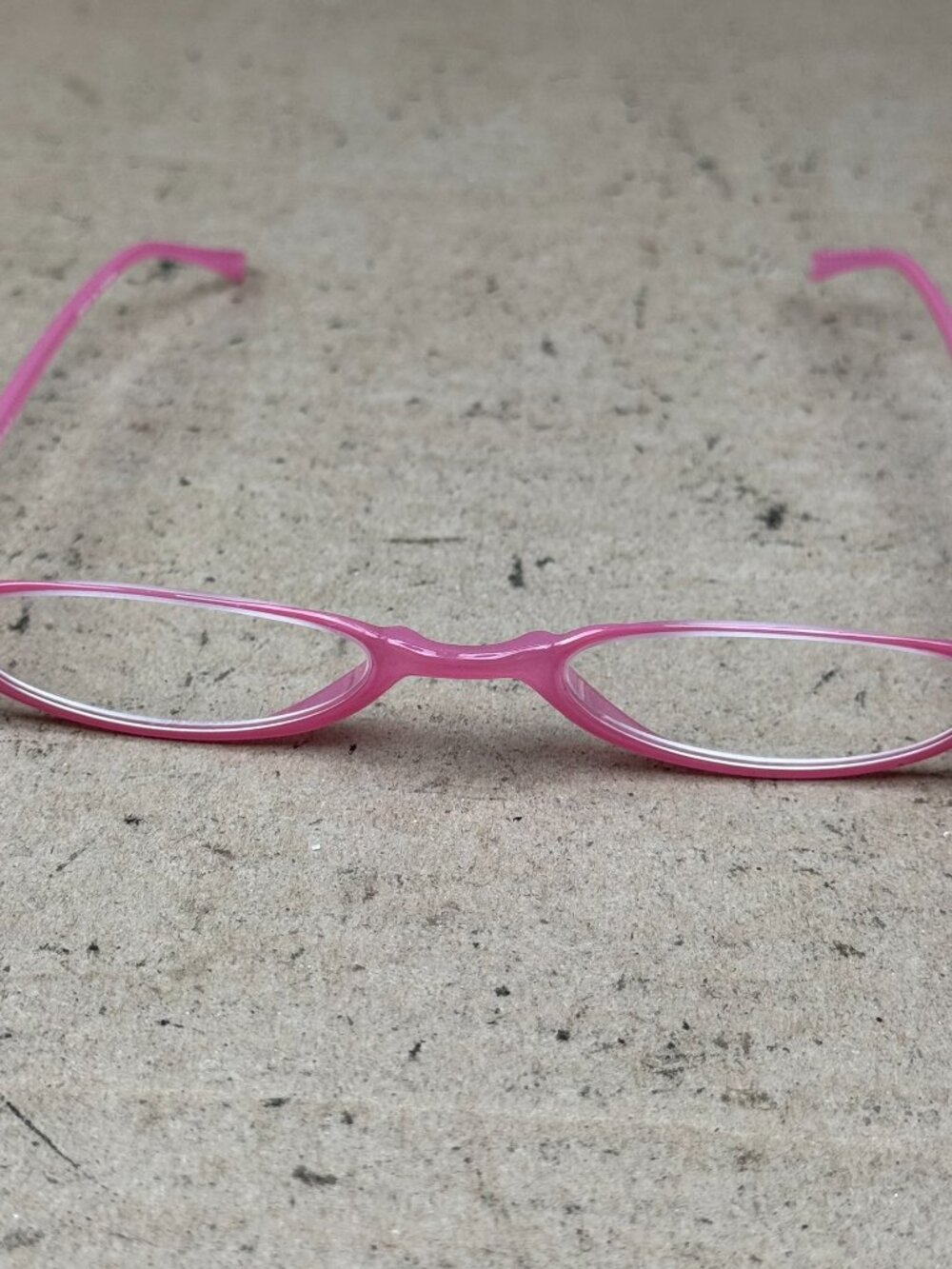 A.J. Morgan Women's Pink Reading Glasses +1.00 Minor Scratches Frame only